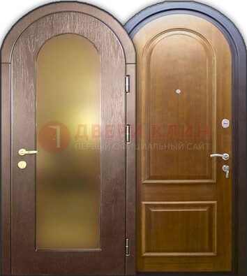 Металлическая арочная дверь ДА-12 в банк в Наро-Фоминске