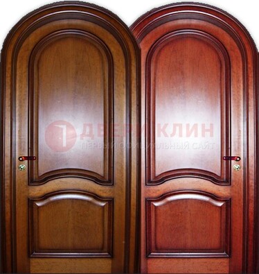 Входная арочная дверь МДФ внутри ДА-5 для сельского дома в Наро-Фоминске