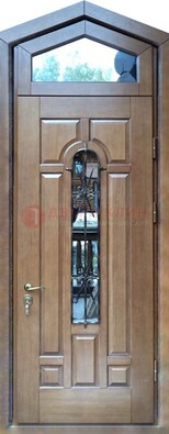 Железная дверь Винорит с фрамугой для частного дома ДФГ-34 в Наро-Фоминске