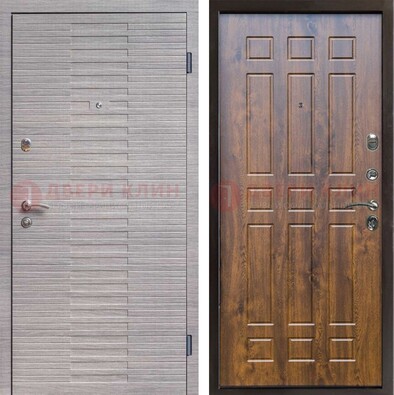 Квартирная железная дверь с разными МДФ ДМ-497 в Сочи
