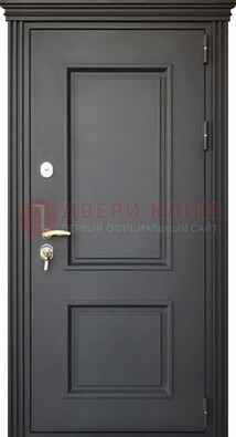 Чёрная дверь с МДФ ДМ-520 в Наро-Фоминске