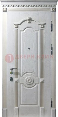 Белая дверь с МДФ ДМ-525 в Наро-Фоминске