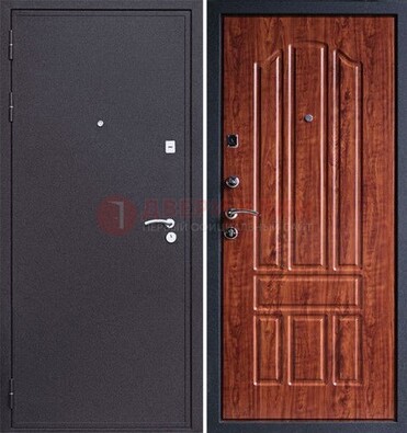 Темная стальная дверь с порошковым напылением ДП-188 в Краснознаменске
