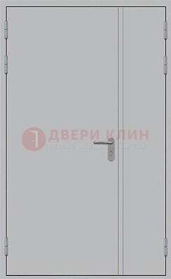 Белая противопожарная двупольная дверь ДПМ-02/30 в Наро-Фоминске