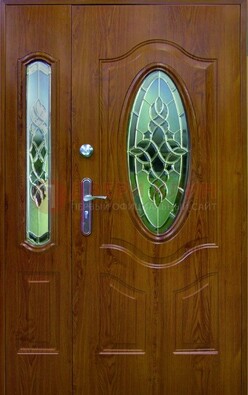 Парадная дверь со стеклянными вставками ДПР-73 для дома в Наро-Фоминске