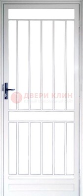 Железная решетчатая дверь белая ДР-32 в Наро-Фоминске