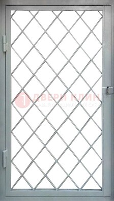 Серая стальная решетчатая дверь ДР-3 в Наро-Фоминске