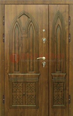 Входная дверь с виноритом и узором ДВТ-181 в Можайске