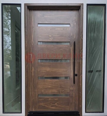 Железная дверь с виноритом и фрамугами ДВТ-189 в Липецке