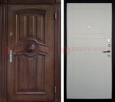 Темная входная дверь с виноритом ДВТ-216 в Наро-Фоминске