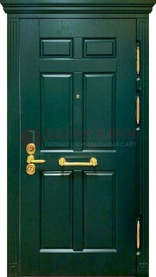 Классическая зеленая дверь с виноритом на улицу ДВТ-248 в Смоленске