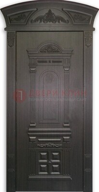 Черная стальная дверь с виноритом ДВТ-31 в Наро-Фоминске